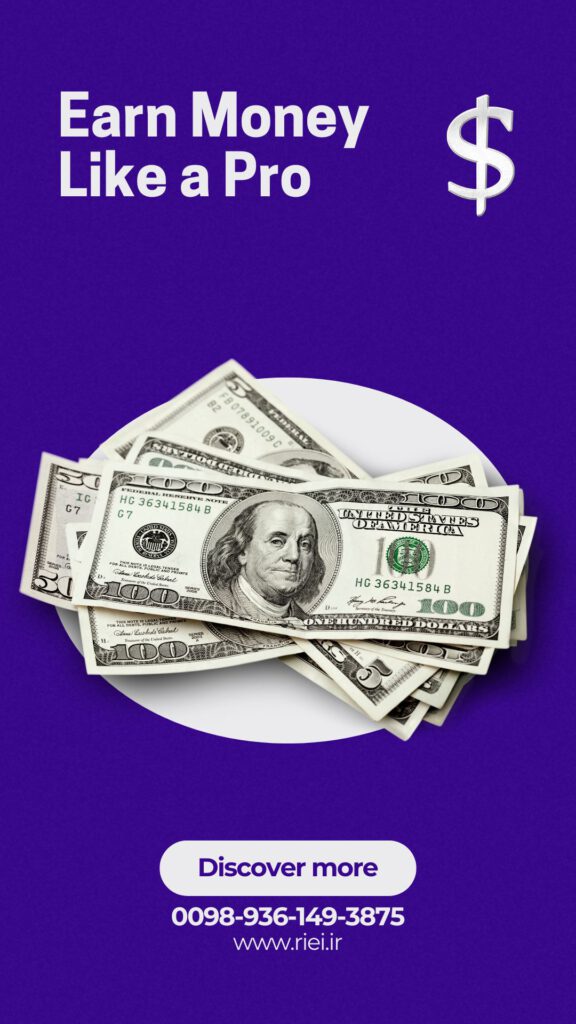 Blue and Purple Simple Earn Money Online Instagram Story